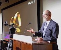 american university and sony AV equipment